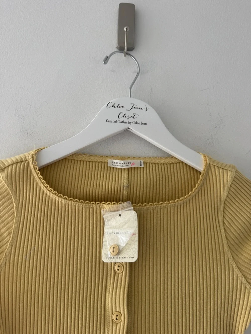 FREE PEOPLE Most Wanted Cardi in Yellow XS